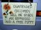 Unattended Children Sign