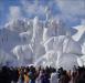 Huge ice sculpture