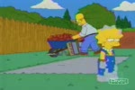 Homer Simpson builds a BBQ