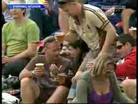 Drunk Cricket Fan